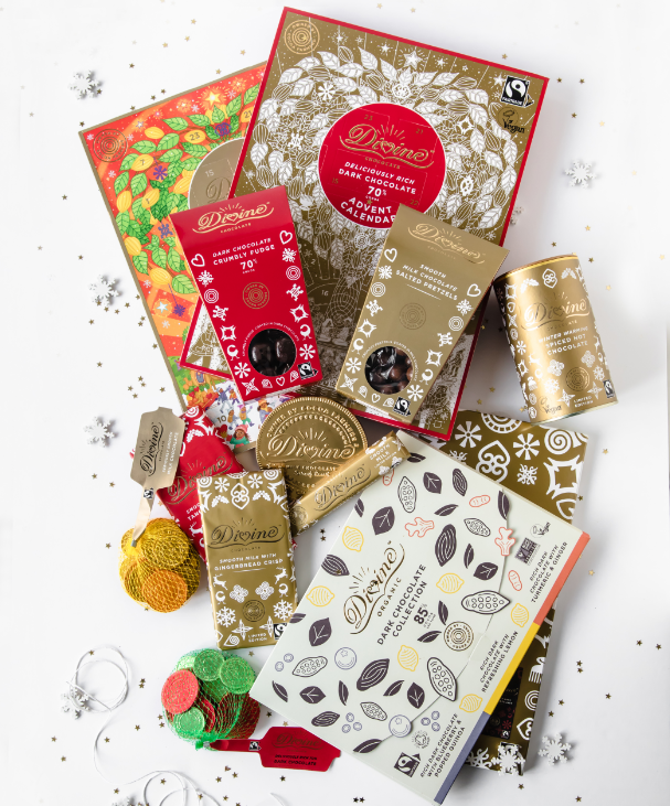divinechocolate's tweet image. Introducing the whole of our Christmas range ⛄️❄️ From delicious hot chocolate to lovely #organic gift sets, we have something for everyone. We are giving 3 people the chance to #win our festive collection - to enter: follow, like &amp;amp; RT #competition #fairtrade #giveaway