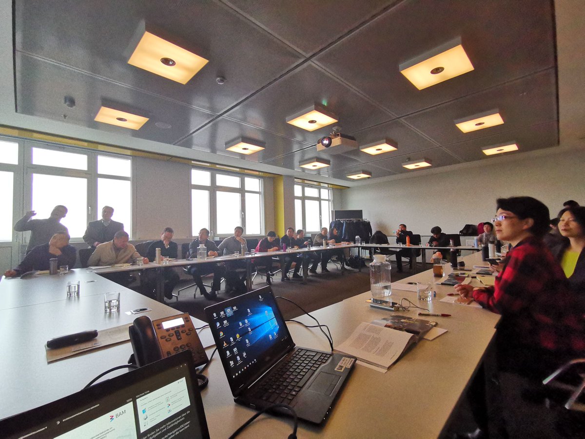 BAMResearch's tweet image. Short excursion on #sustainable chemical construction products for #highperformanceconcrete + grouting mortar for #windturbines with visitors from #China #biobeton #BAMResearch