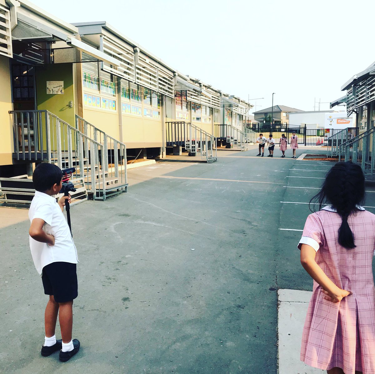 ACTION! Long distance call to the runners while filming action sequences at @RiverbankPublic 
#riverbankpublicschool #nsweducation #teachersau #teachtech #teachnsw #digitaltechnology #stem #stemed #aussieteachers #primaryteacher #teaching #education #girsinstem