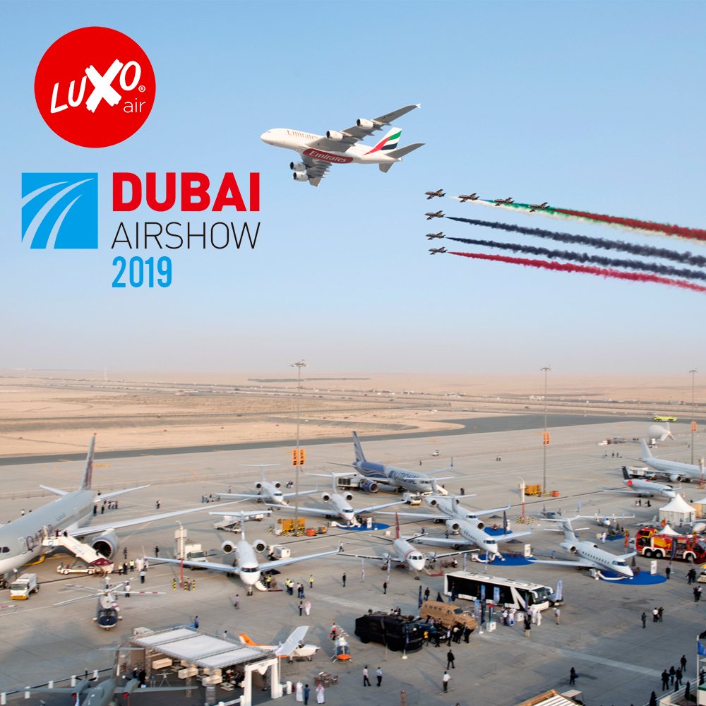 Meet LuxoAir at Dubai Airshow 2019!⁣
⁣To schedule a meeting contact: VPGlobalOps<a href="/LuxoAir/">LuxoAir</a>.com ⁣
⁣@LuxoAir “Fly in Style, Fly with Class”⁣
⁣LuxoAir.com ⁣
⁣━━━━━━━━━━━━━━━━⁣
⁣#LuxoAir #PrivateJet #Luxury #PrivatePlane #AVGeek #Travel #Jet