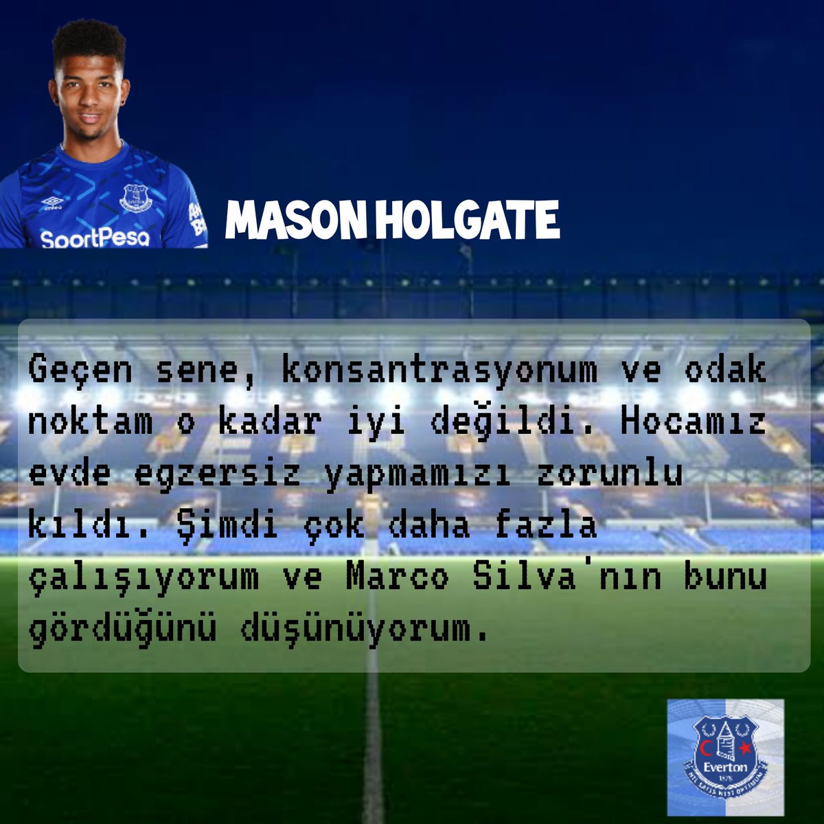 Oyuncumuz Mason Holgate açıklamalarda bulundu |

#EvertonFC #MasonHolgate