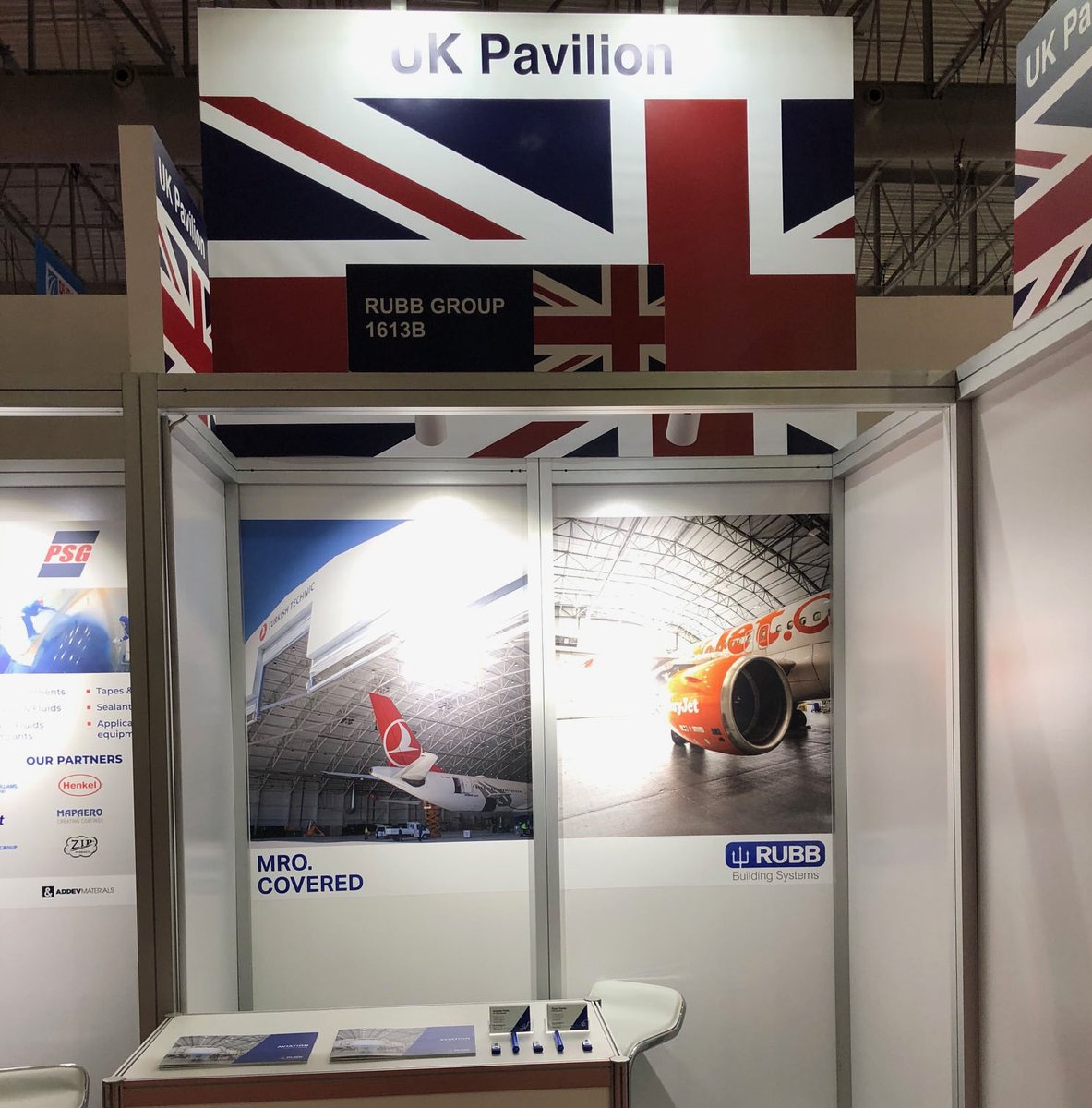 RubbGroup's tweet photo. Join #TeamRubb today at the #DubaiAirshow, Stand 1613b, to find out why Rubb’s hangars stand out as the leading supplier of cost effective, alternative solutions to traditionally built hangars.
https://t.co/oUPag0sLN2
@DubaiAirshow #DAS19 #RubbBuildings #AviationCovered https://t.co/nucXVJGkIF