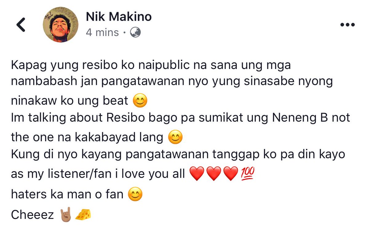 Neneng B Artist & Foreign Producer Reach Settlement