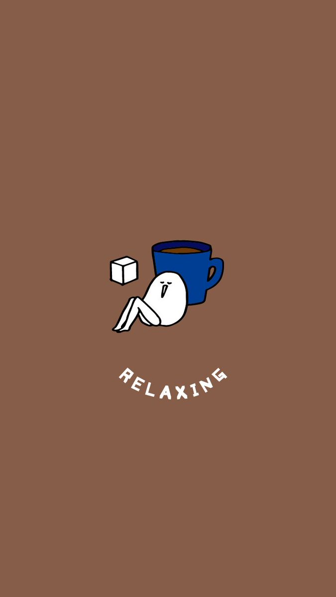 たまごあし Lineスタンプ第3弾 Relaxing たまごあし 待ち受け