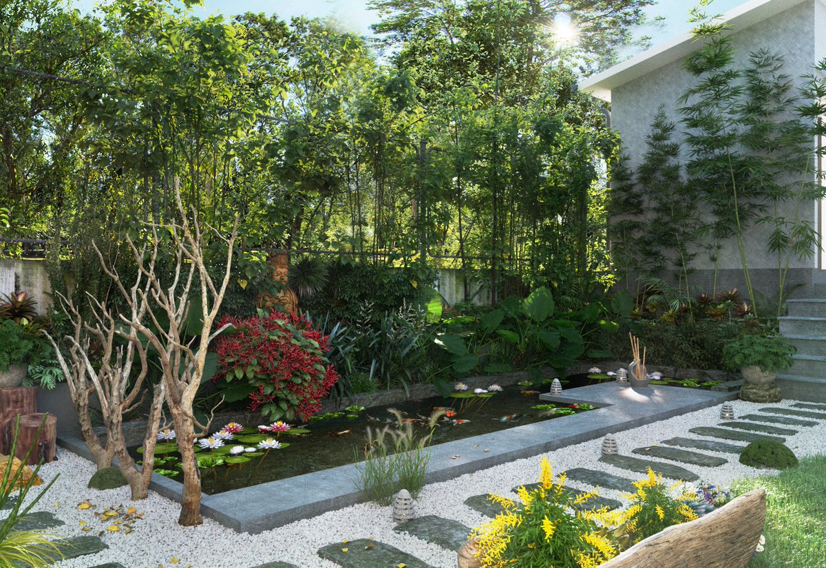 • Architects Green Design• Location Tây Ninh, Viet Nam• Category Exterior & Garden• Lead Architects Le Minh Hai & partner• Area 700m2• Project Year 2019#interiordesign #interior #interiors #house #home #design #architecture #decor #homedecor #archdaily #Garden