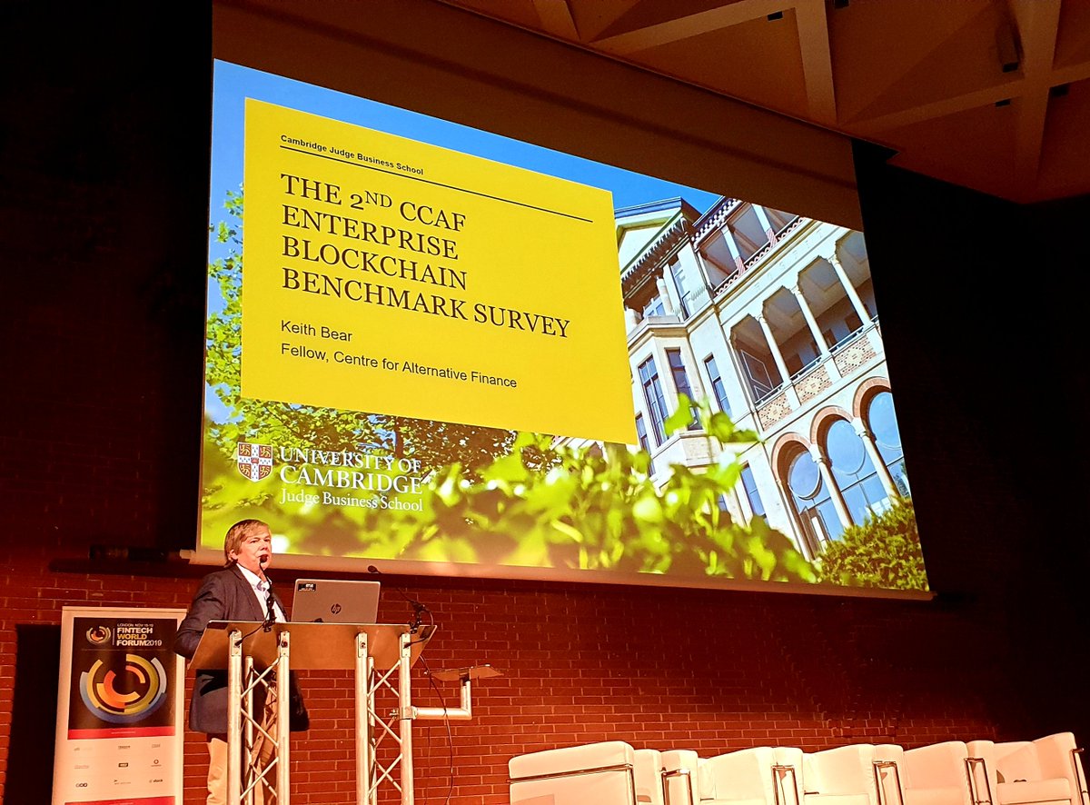 fintechwforum's tweet photo. Keith Bear, Fellow at the Cambridge Centre for Alternative Finance, Judge Business School, University of Cambridge - at #FINTECH WORLD FORUM 2019 #fintechworldforum @Cambridge_Uni @CambridgeAltFin @CambridgeJBS #blockchain https://t.co/AyQSyaqkca