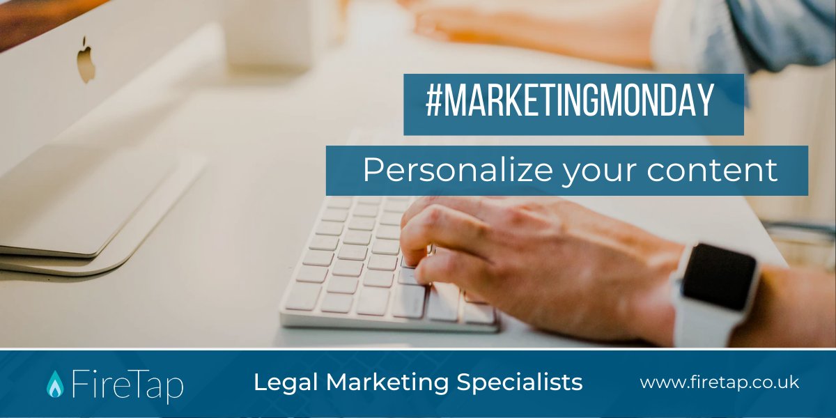 FiretapL's tweet image. #MarketingMonday #TipOfTheWeek Personalize your content - Personalized emails deliver six times higher transaction rates! 📧 In need of email marketing services? &amp;gt;&amp;gt;&amp;gt; Get in touch bit.ly/2NZSBBf