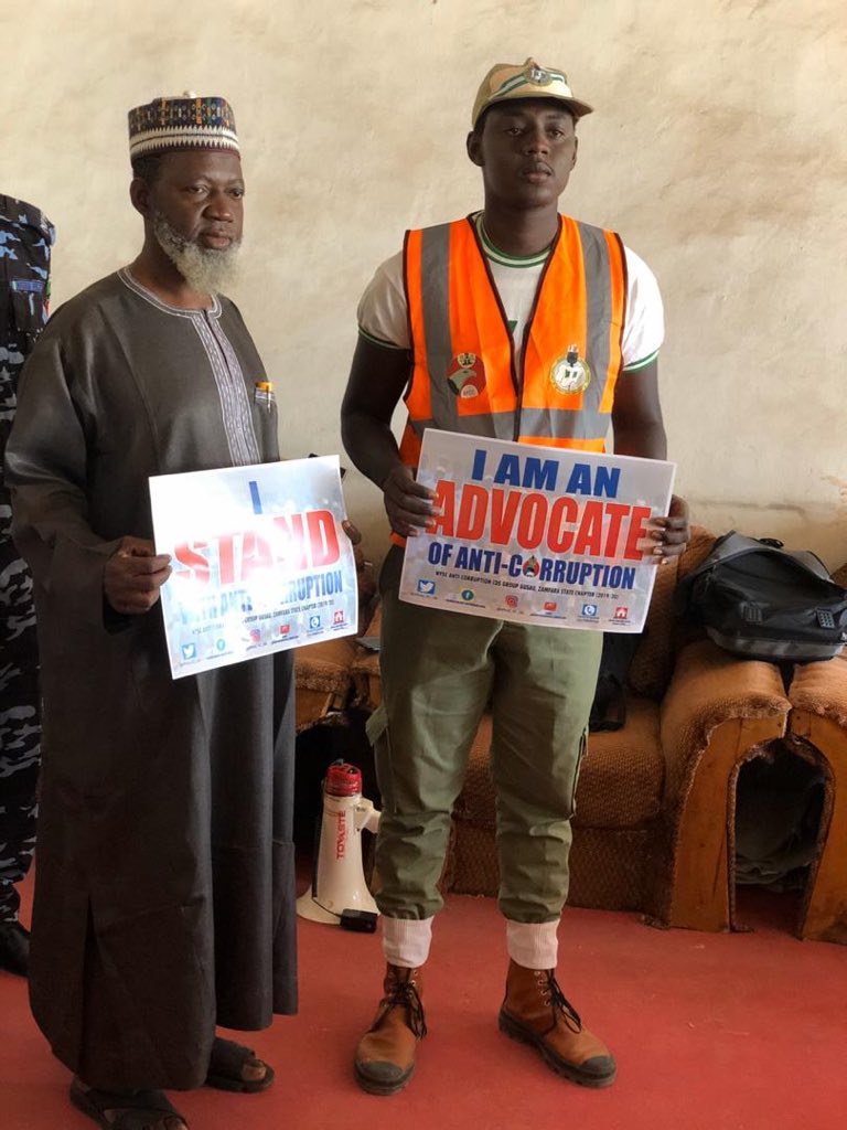 hucomdef's tweet photo. Today, together with @nysc_ng anti—corruption CDS group we’re able to meet with officials of Zamfara State Anti-Corruption Commission in our quest of fighting corruption in our communities. https://t.co/ArEM1Chms2
