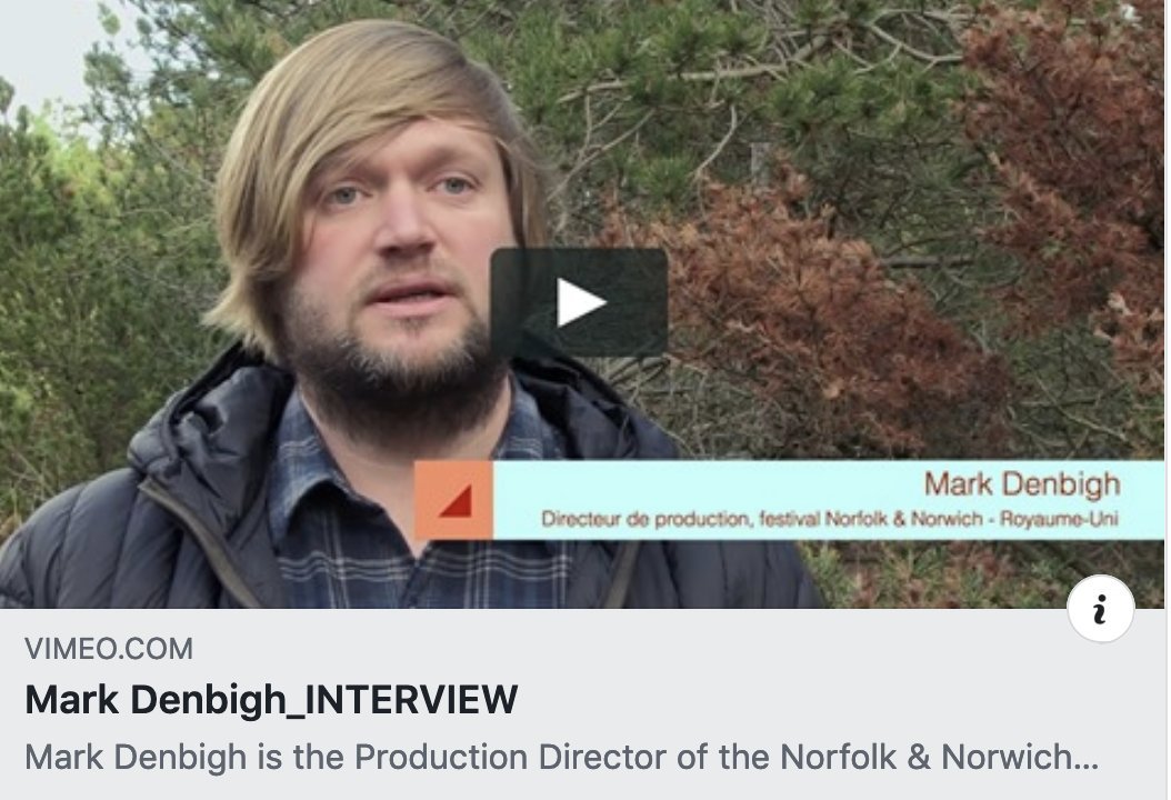CreatePublic's tweet photo. Did you watch this? 🤓 In this #interview, Mark Denbigh, production director of the @NNFest, talks about a #creation from a long-term collaboration with a local community. 👉Week 4, chapter " from cultural action to territory projects"! https://t.co/i5C43MwjUZ https://t.co/JuMR2elaXn