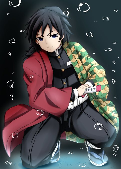 かめ💫1日目〔マ-44b〕東4さんがTwitterに投稿した冨岡義勇(鬼滅の刃)のイラスト。