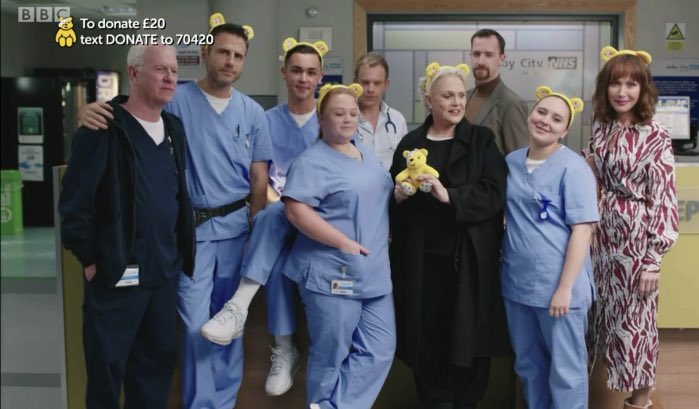 The return of Zsa Zsa and Jeffers next year! Exciting! #Casualty