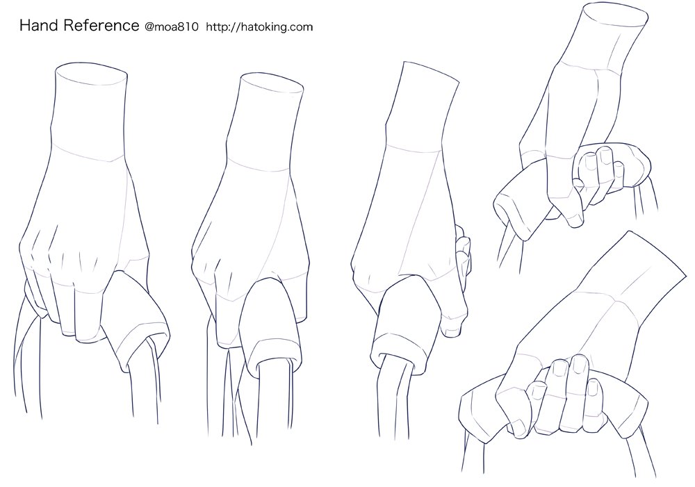 Moa お知らせ トレスokな手のイラスト資料集に ゆるく握る Loose Fist を追加しました 女の子の立ち絵でよく見る感じ Hand Refs For Artists T Co wjw0jtjn