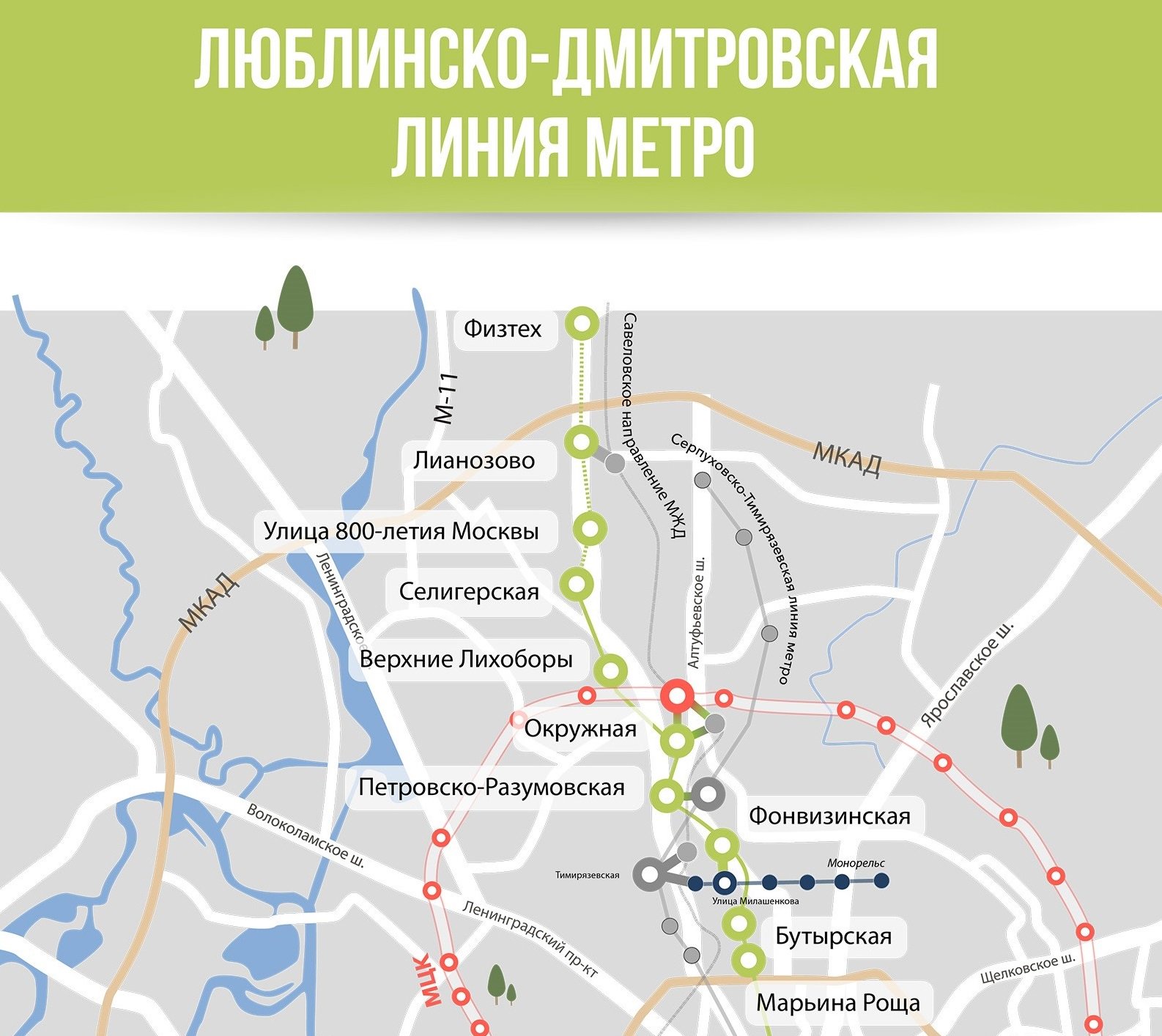 метро москвы люблинско дмитровская линия