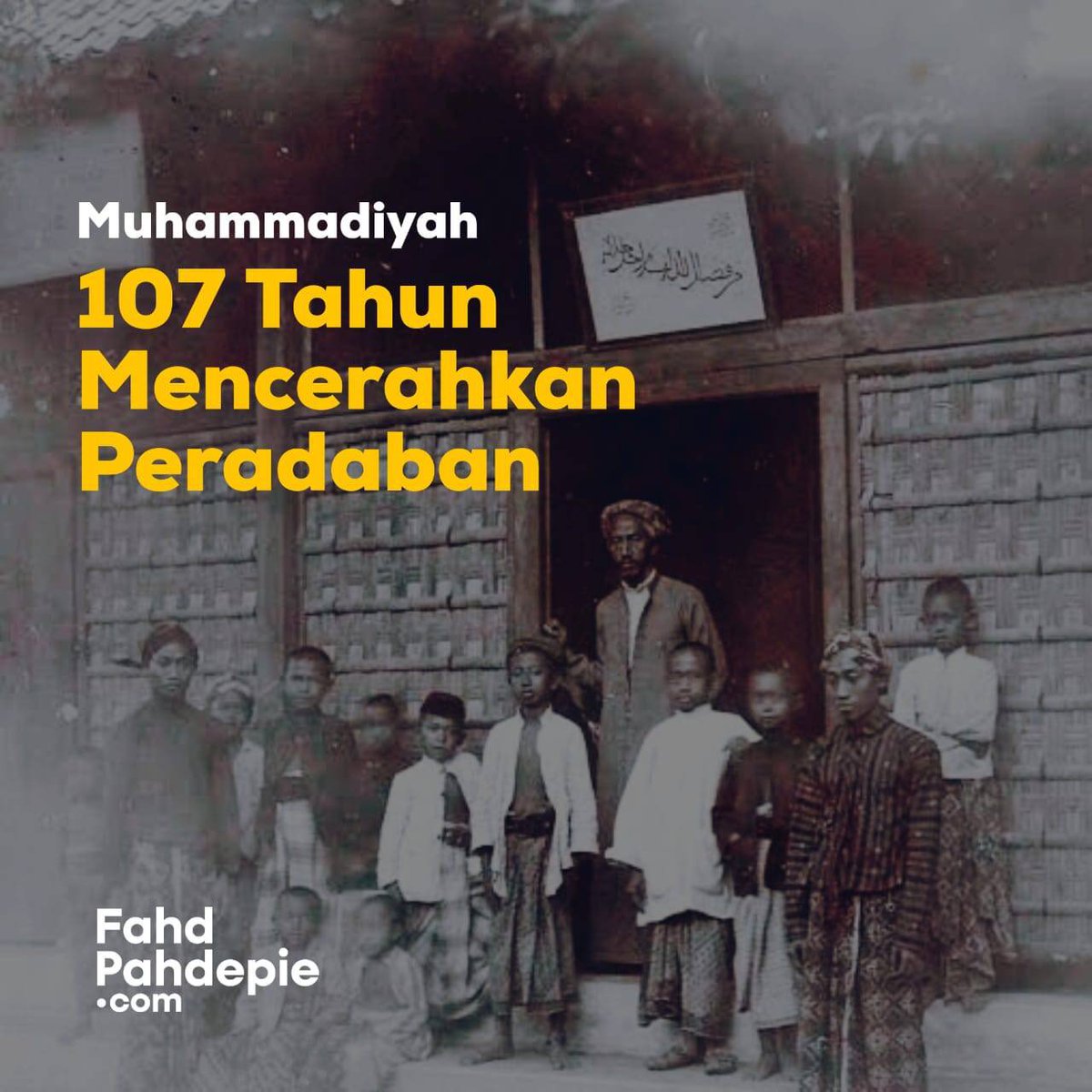 ridwankamil's tweet photo. Selamat Milad ke 107 untuk Muhammadiyah. Dengan banyaknya institusi pendidikan, kesehatan dan sosial di bawah Muhammadiyah, kami yakin Muhammadiyah selalu bergerak dalam mencerahkan peradaban dan mencerdaskan kehidupan bangsa. Hatur Nuhun. https://t.co/OfvXBP2Bkv
