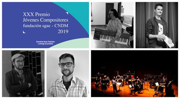 Hoy 18 de noviembre 2019 en el Auditorio 400 del Museo Reina Sofia​ de Madrid tendrá lugar el concierto interpretado por KOAN2 con las cuatro obras finalistas en el que se decidirá el ganador/a del XXX Premio Jóvenes Compositores 2019 Fundación SGAE​-CNDM elcompositorhabla.com/es/noticias.zh…