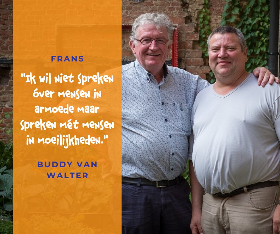 Buddygoals. 👫 Vind jij #gelijkwaardigheid ook belangrijk? Leer meer over het #buddyschap:
➡️ armentekort.be/buddy/