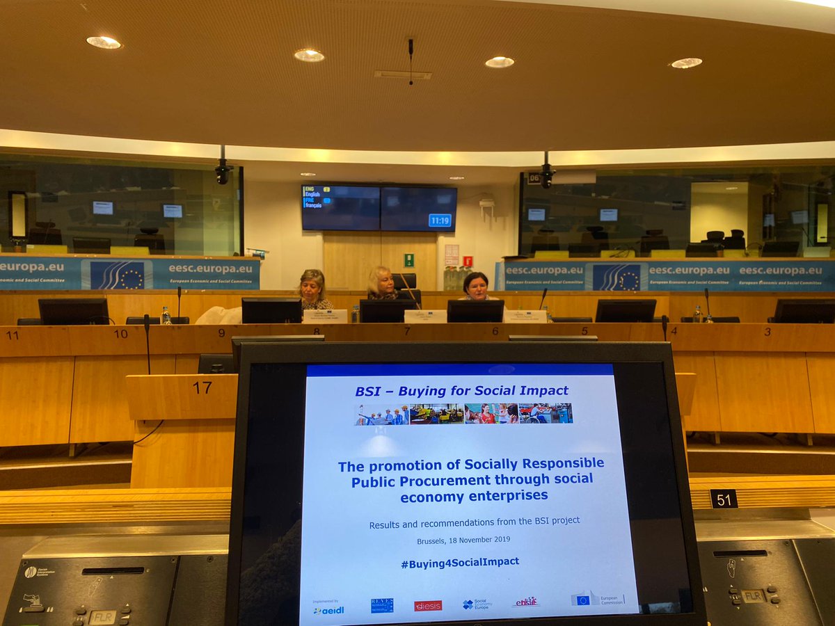 thehumangutan's tweet photo. RT @SocialEcoEU: 🔵#Buying4SocialImpact final event in #Brussels with #MarzenaRogalska Director at @EU_Growth, #NataliaMartinez #HoU for #COSMEProgramme& @ArianeRodert
➡️#SocialInnovation
➡️#SocialInclusion
➡️#SocialImpact
Achieved through #Respon… https://t.co/gtyXePcNpz