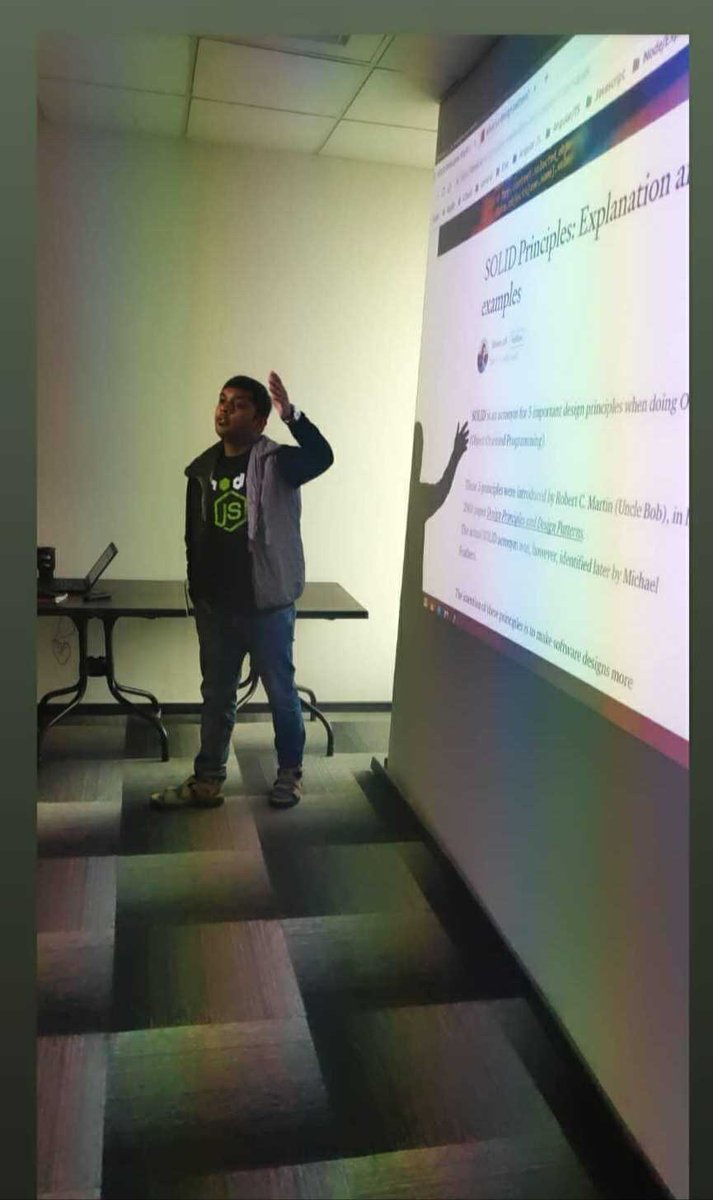 SourceFuse's tweet image. A session on &apos;Software Design Patterns&apos; by @SamarpanB at our Mohali office. 

#Techcouncil #designpatterns #software #infrastructure #technology #development #Developer #mysql #Java #encryption #Serverless #loopback