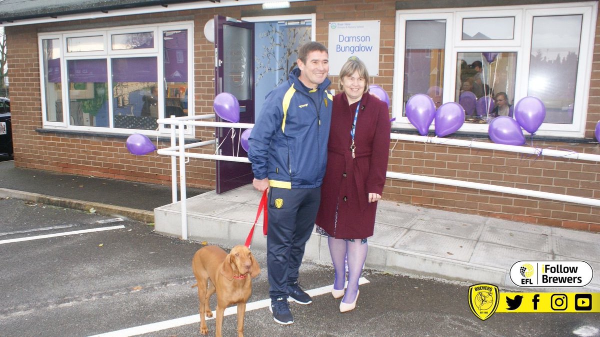 burtonalbionfc's tweet photo. 💛🖤 Nigel Clough opens new facility at River View School

Read the details here 👉 https://t.co/qfZVqPGci7
@BurtonAlbionCT 

#BAFC https://t.co/08I12aD0ss
