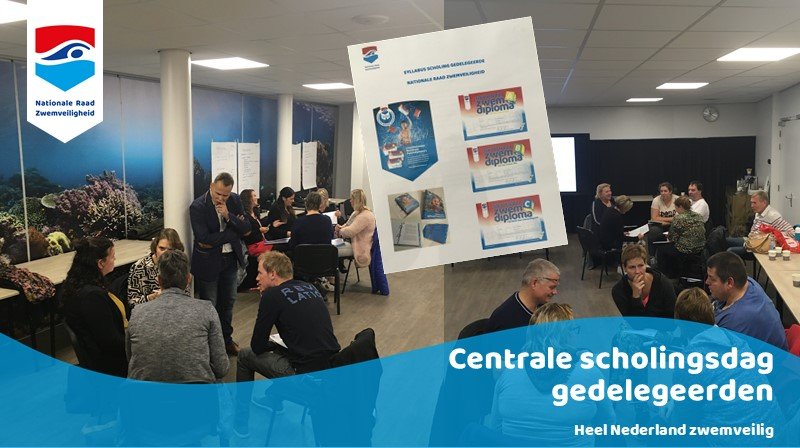Zaterdag vond de centrale scholingsdag gedelegeerden plaats. Komende zaterdag wordt deze dag herhaald. In totaal worden er 32 nieuwe gedelegeerden geschoold. Wil je meer weten over deze rol in de landelijke kwaliteitsborging van zwemonderwijs? Kijk dan op nrz-nl.nl/gedelegeerde