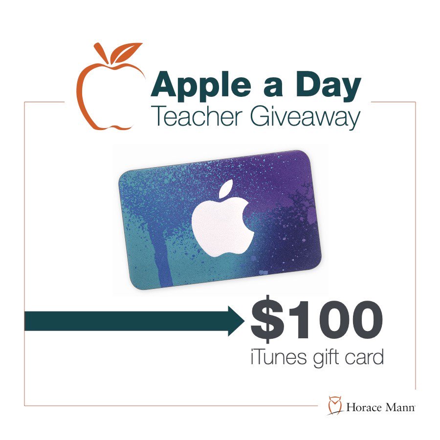 Happy #AmericanEducationWeek! It’s officially Kick Off Day for #AEW2019, and we’re celebrating by launching our 🍎 Apple a Day Giveaway. 🍎 Today’s prize? A $100 iTunes gift card. How do you like them apples?  woobox.com/h24og6