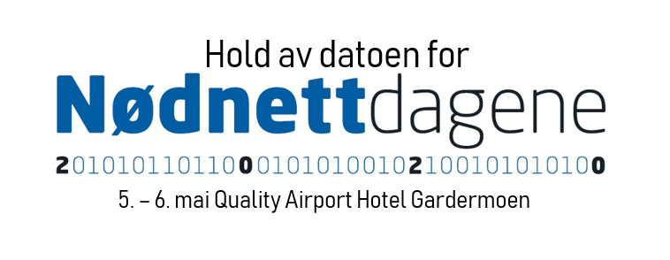 Pssst... #Nødnettdagene gjør comeback i 2020 og du er selvfølgelig invitert! Hold av datoen🗓️