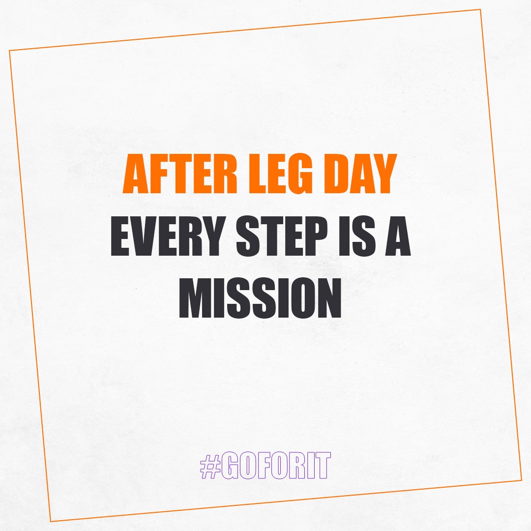 Hello Monday!

Ga jij de week goed beginnen met Leg Day of staat er een andere workout op de planning vandaag 😋?

Go for it 🔥
