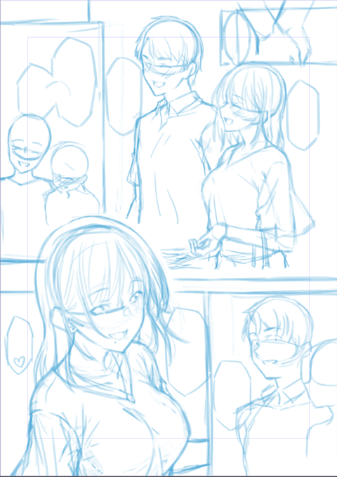 冬の新刊はめぐみさんと子作りエッチの続きに決めました( `ᾥ' )間に合え-間に合って(涙 