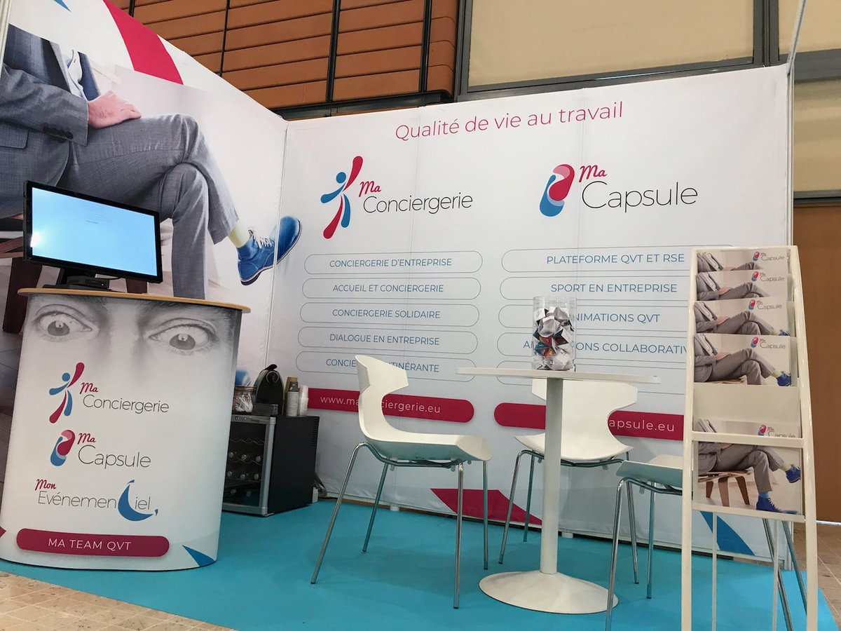 Retrouvez aujourd'hui un de nos clients sur le salon Lyon RH au centre des congrès. Ma Capsule continue sa croissance grâce à sa superbe application de gestion #QVT #RSE développée sur mesure par nos soins. #greatplacetowork #webapp #makeyourappgreatagain