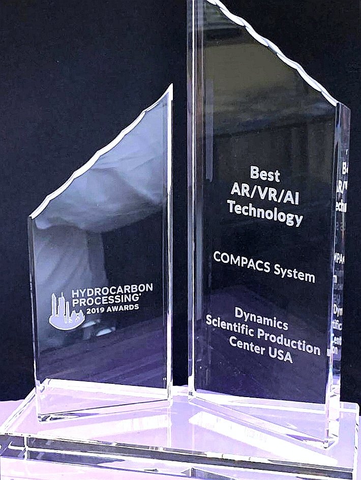 DynamicsAdm's tweet image. НПЦ &quot;Динамика&quot; получил награду &quot;Hydrocarbon Processing&quot; за разработку системы искусственного интеллекта КОМПАКС для автоматической диагностики оборудования опасных производственных объектов в реальном времени. Церемония награждения прошла 6го ноября 2019 года в г. Хьюстон, США.