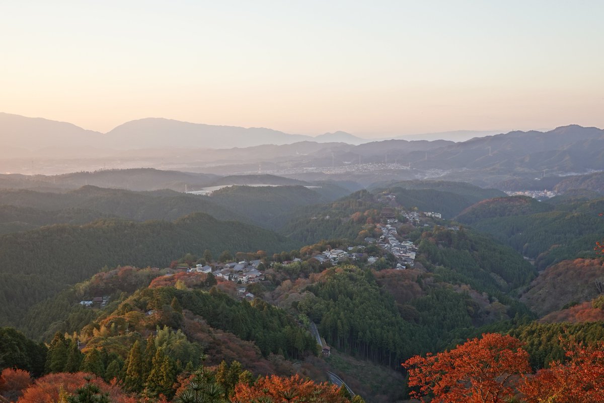 keyall's tweet image. 吉野山の四季。