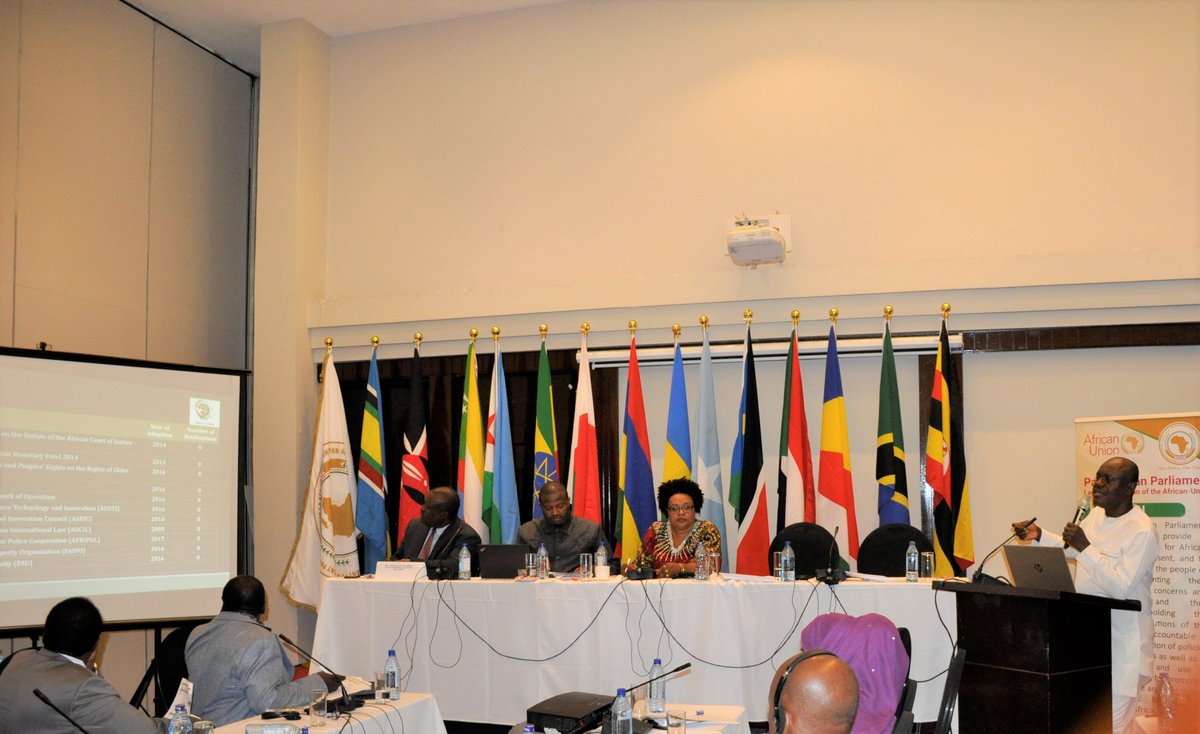 AfrikParliament's tweet photo. In East Africa, #Somalia & #Madagascar are the only two countries that have signed, ratified and Deposited the instrument of the #PAPProtocol. #Comoros & #Djibouti have signed. This is being revealed by Mr. @OkekeAnya, Dev. Consultant & Human Rights Activist #EastAfricaMeets https://t.co/2EJH1kypPZ