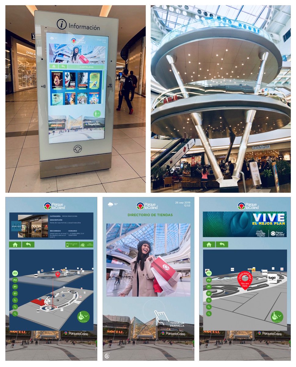 ViaDirect's tweet photo. The 4th ViaDirect wayfinding solution installation in Colombia is a huge one. In Bogota, thanks to partners @TelelogosAD &amp; @gablecompany, Parque la Colina mall welcomed 17 giant vertical totems with 65’’ screens on each side! All details here…
https://t.co/GHJEcJWfdA https://t.co/xkBGXDkDuk