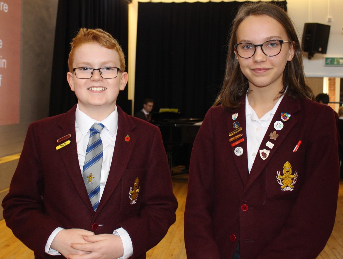 Many congratulations to Cecily and Matthew who have just appointed as our Head Choristers for 2019/20. <a href="/BWPMusic/">Beechwood Music</a>