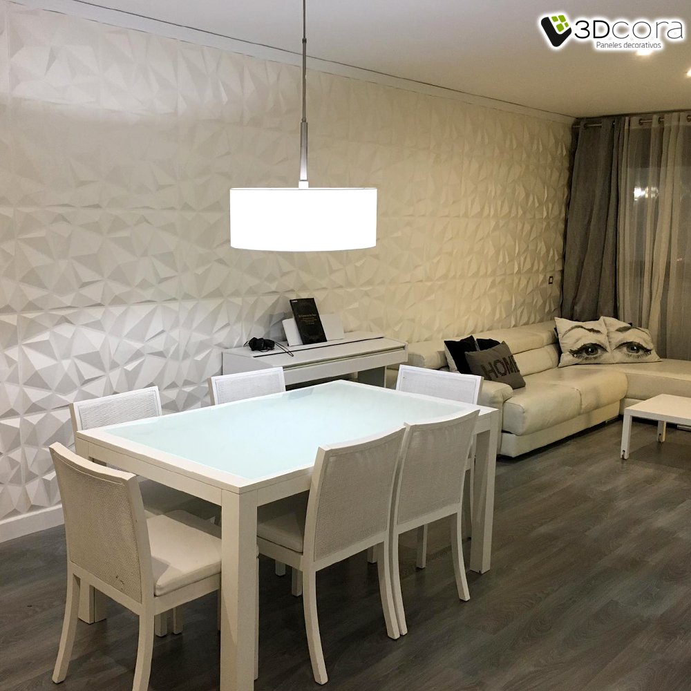 Paneles3Dcora's tweet photo. Los paneles decorativos 3D "Diamond" diseñado a base de pirámides de diferentes tamaños confieren un efecto especial al reflejo de la luz sobre el panel.

Cómpralo en: https://t.co/QvL8lAkYs6 https://t.co/vAElsgXF2o