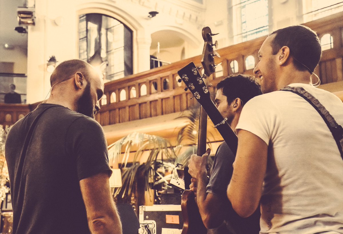 coldplay's tweet photo. Photos from the final London rehearsals for Friday's #ColdplayJordan live shows in Amman on #EverydayLife release day (streaming live on @YouTube at sunrise and sunset). A 🌙☀️

📷 R42 (@Millerworld) https://t.co/gCFXoKA3MH