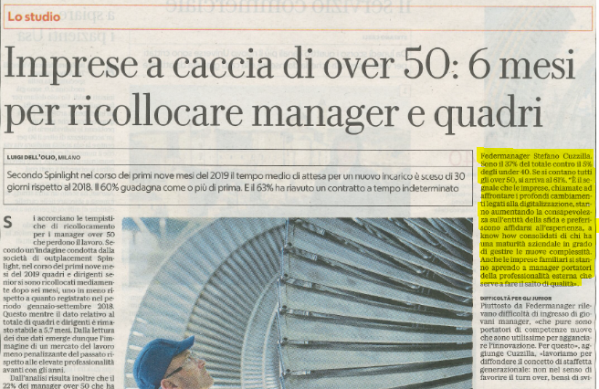 Perché le imprese stanno scegliendo l'esperienza dei Manager senior. Il presidente #Cuzzilla oggi su <a href="/RepubblicaAF/">Repubblica Affari&Finanza</a>