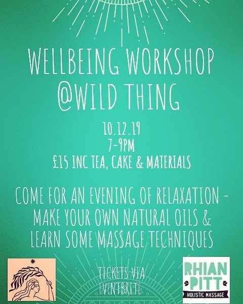 Next workshop announcement... It will be at the wonderful @wildthingcdf in #grangetown
Treat yourself to an evening of relaxation in amongst all the crazy Xmas build up.
#cardiff #whatsoncardiff