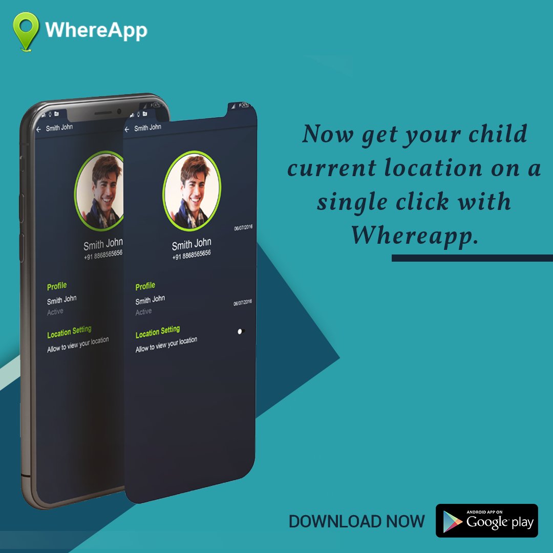 WhereAppTracker's tweet photo. Now get your child #currentlocation on a single click with #whereapp.
Install Now: https://t.co/tqmT4rKzEm
Visit Website: https://t.co/DQ5IhgCPAX
#WhereAppTracker #LiveTrackingApp #KidsSafety #MobilePhoneTrackerApp #GPSPhoneTrackerApp #RealTimeTracking #LiveLocationSharingApp #AI https://t.co/p0ceY4gURh