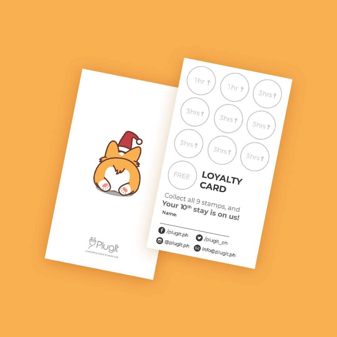 plugit_ph's tweet image. 'tis the season to be jolly with our cutest limited edition loyalty card yet!

Get yours now and collect 9 stamps to get your 10th stay for free!