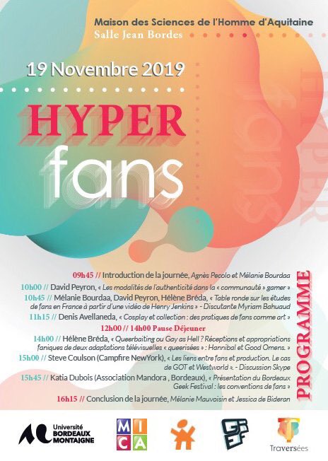 ISIC_MasterCPNM's tweet image. Pssst! 👀

N’oubliez pas: demain a lieu la journée d’études #HyperFans à la @MSHAquitaine 

Cc: @GREF_reseau, @LelabMICA, @melaniebourdaa, @MelMauv, @JBideran et Agnès Pecolo

A demain !! 👋