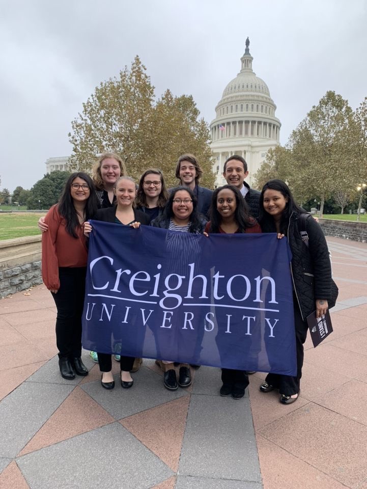 creighton_SCSJ's tweet photo. Some photos from earlier today! These groups met with the offices of @JeffFortenberry and @TinaSmithMN.
#IFTJ19 @IGsolidarityNET https://t.co/WKs5mQRlvf