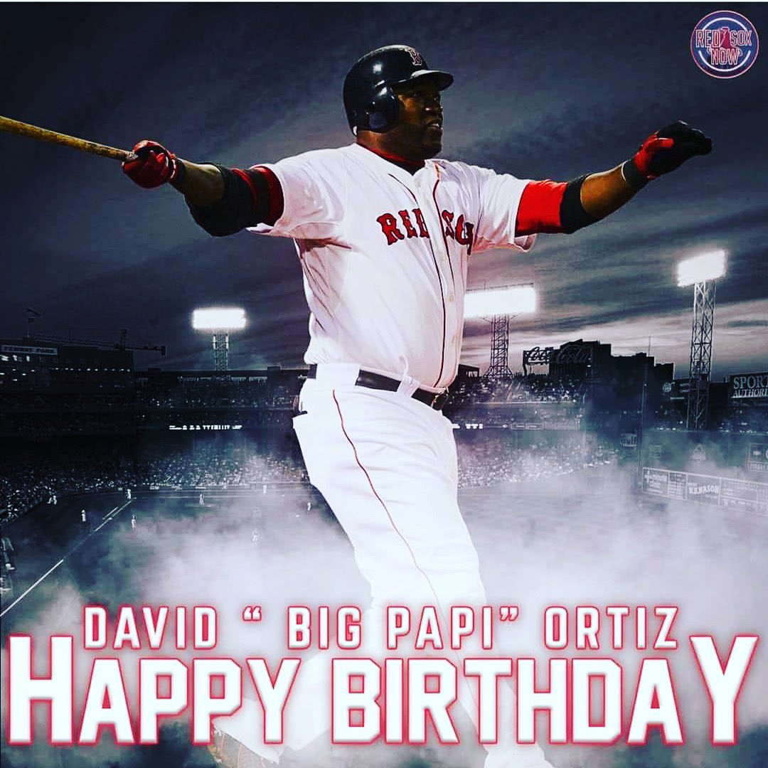 Happy 44 Birthday\"Big Papii\" David Ortiz, Gracias por tu talento 

Te lo dijo 