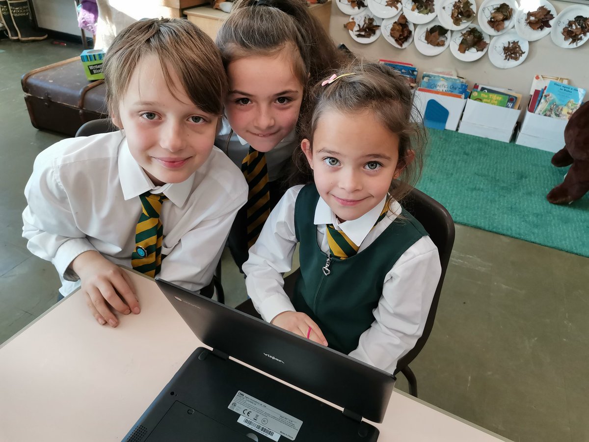 This afternoon out y5 digital leaders supported learning in y3. #collaboration #capablelearners #dcf