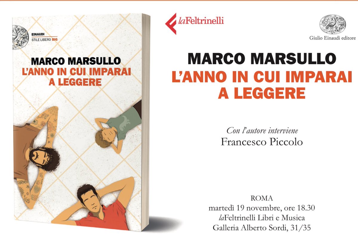 Francesco Piccolo e Marco Marsullo insieme sono uno spettacolo impagabile. Infatti ė gratis.
