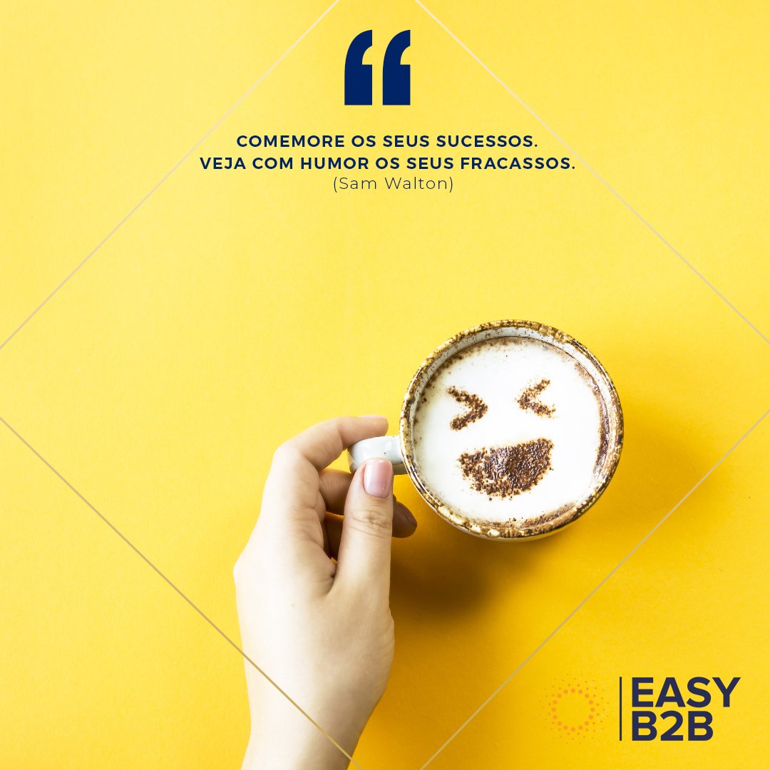 EasyB2b_br's tweet photo. Vamos iniciar a semana comemorando nossos sucessos e aprendendo com nossos fracasssos. Tudo isso torna a jornada mais leve! #EasyB2B #sucesso #empreendedorismo #segundou https://t.co/P9MLuDjOIK