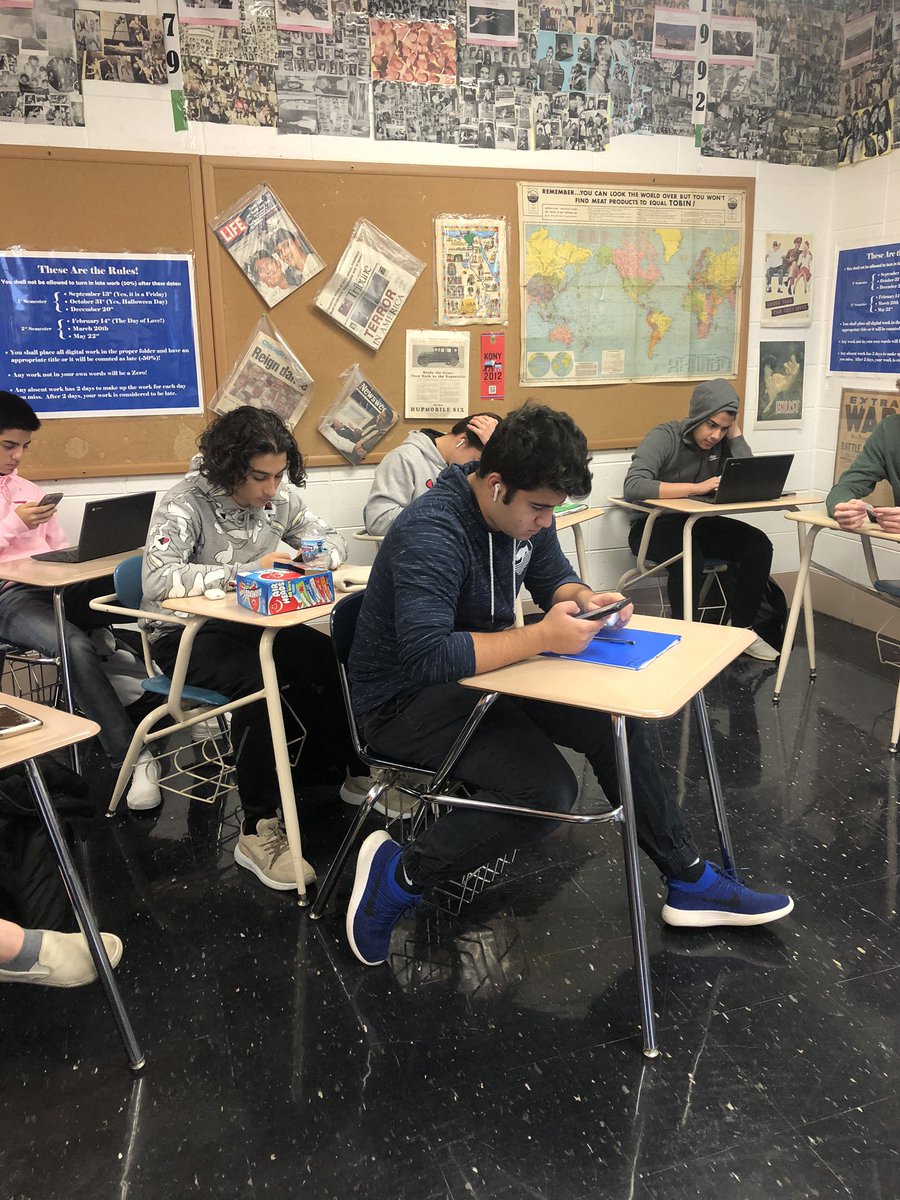 One of many successful junior advisory visits to spread EagleCast! Listen here: d230.org/Page/1669