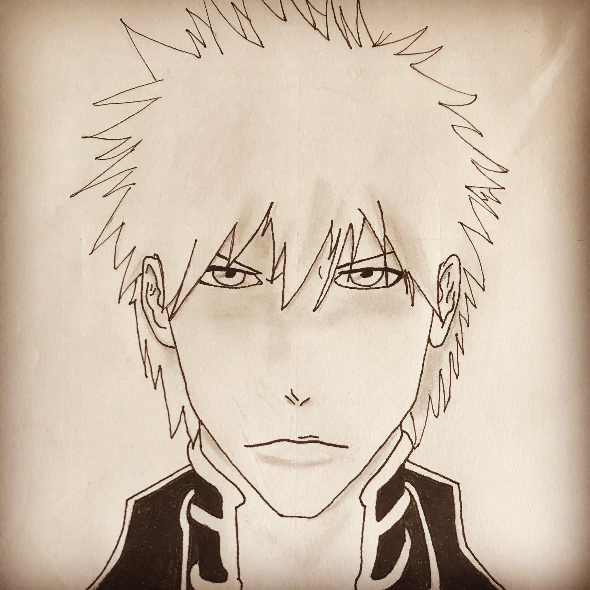 Desenho bleach a lápis  Anime, Desenhos de anime, Desenho de anime