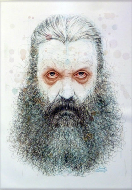 Happy birthday Alan Moore! by Frank Quitely, Charles burns, 