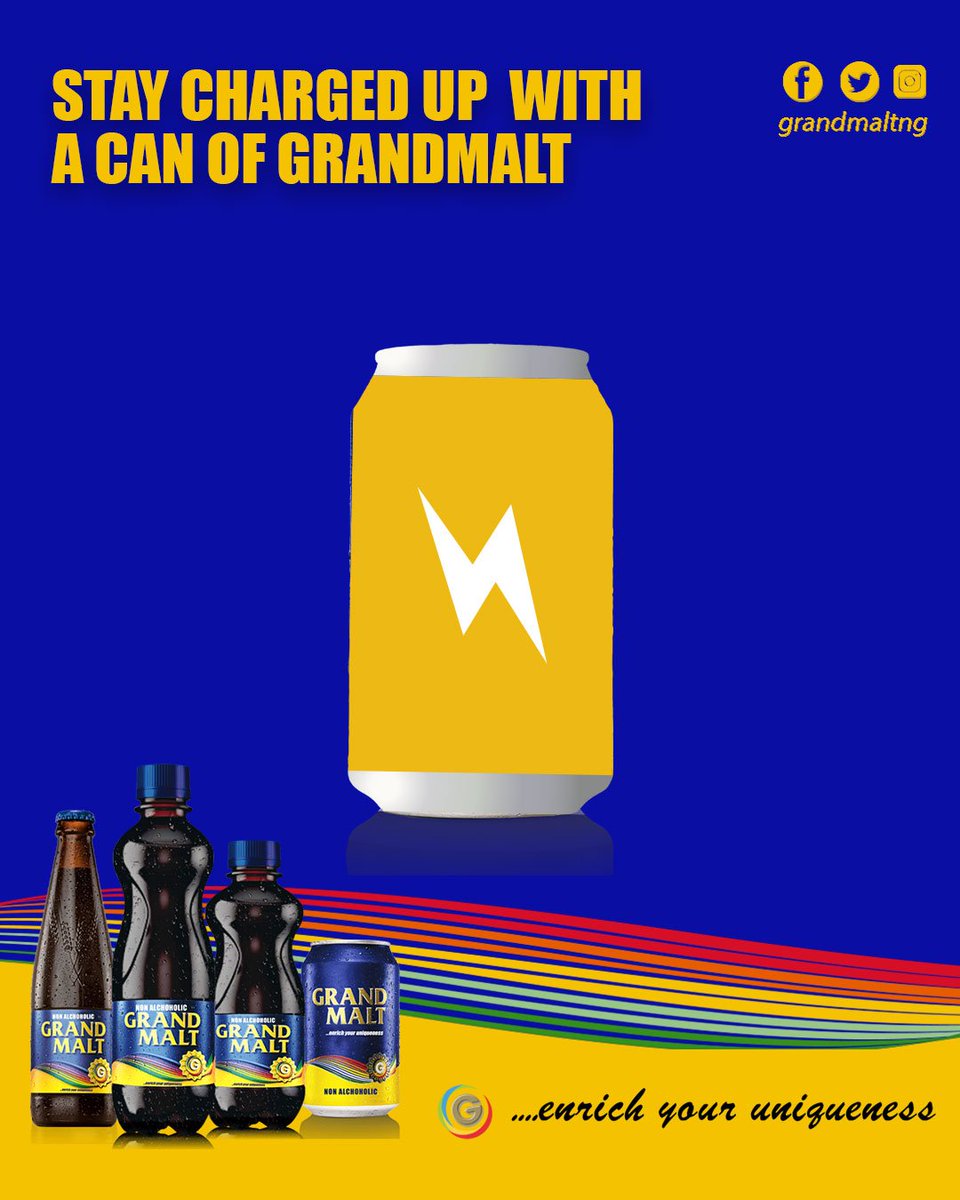 GrandMaltNG's tweet photo. Mondays come at us so fast and that’s why we dread it
Stay charged up through the day with a can of grandmalt, it’ll get you buzzing.
#Enrichyouruniqueness https://t.co/mgwRYredXG